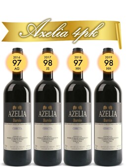 Azelia Cerretta Barolo Vertical 4-Pack 750ml